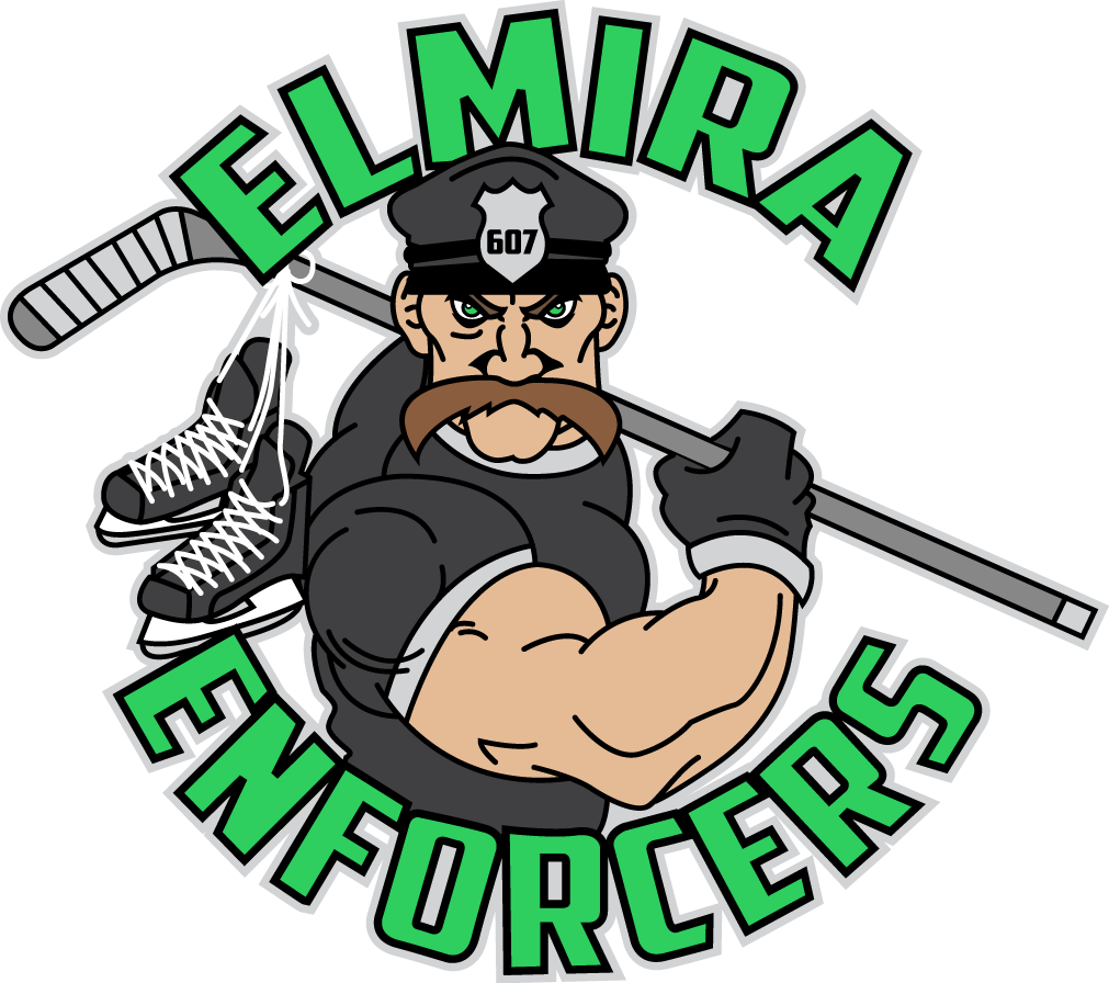 Elmira Enforcers 2018-Pres Primary Logo iron on heat transfer
